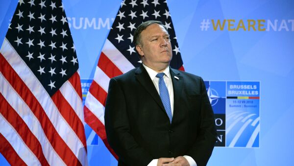Пресс-конференция президента США Д. Трампа на саммите НАТО - Sputnik Грузия