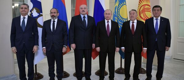 Главы делегаций государств-членов Высшего Евразийского экономического совета - Sputnik Грузия