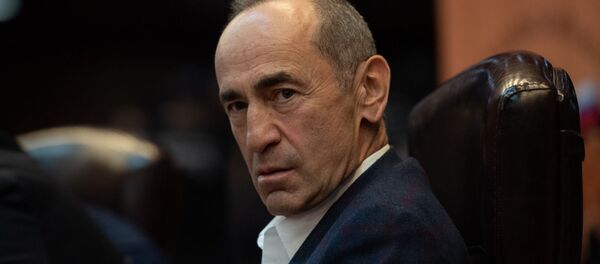 Роберт Кочарян на заседании армяно-российского Лазаревского клуба (30 ноября 2018). Еревaн - Sputnik Грузия