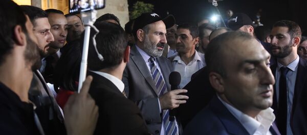 Акция протеста в Ереване - Sputnik Грузия