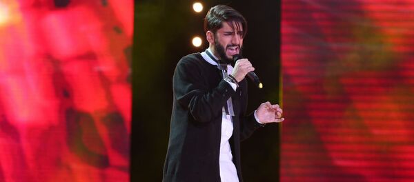 Выступление Георгия Келаптришвили на шоу Мхолод картули - Sputnik Грузия