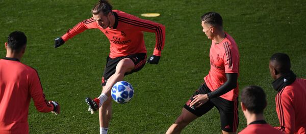 Футбол. Лига чемпионов. Тренировка ФК Реал Футбол. Лига чемпионов. Тренировка ФК Реал - Sputnik Грузия