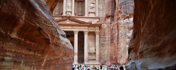 იორდანიის ქალაქ პეტრაში კლეში ნაკვეთი ტაძარი-მავზოლეუმი - Sputnik საქართველო
