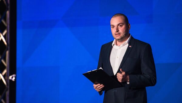 Премьер-министр Грузии Мамука Бахтадзе на подведении итогов года - Sputnik Грузия