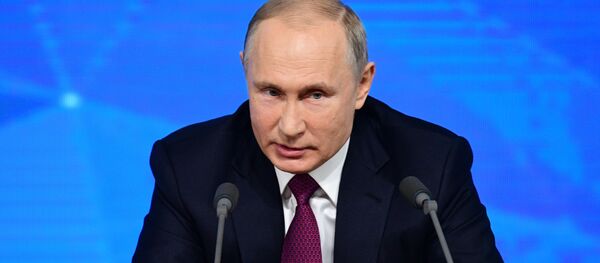 Ежегодная большая пресс-конференция президента РФ В. Путина - Sputnik Грузия