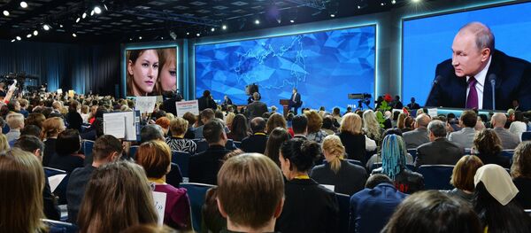 Прямая трансляция большой пресс-конференции Владимира Путина - Sputnik Грузия