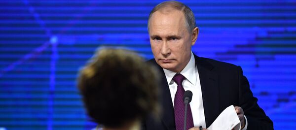 Ежегодная большая пресс-конференция президента РФ В. Путина - Sputnik Грузия