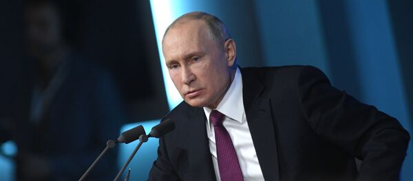 Ежегодная большая пресс-конференция президента РФ В. Путина - Sputnik Грузия
