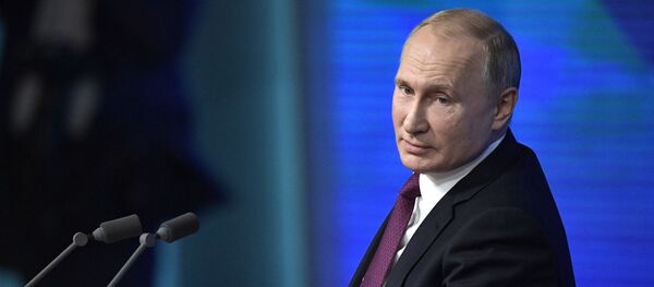 Ежегодная большая пресс-конференция президента РФ В. Путина - Sputnik Грузия