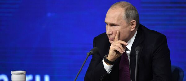 Ежегодная большая пресс-конференция президента РФ В. Путина - Sputnik Грузия