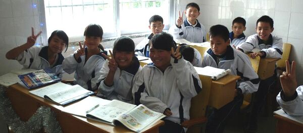 Ученики в китайской школе - Sputnik Грузия