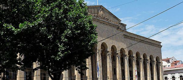 Парламент Грузии в столице страны Парламент Грузии в столице страны - Sputnik Грузия