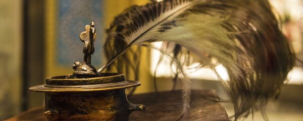 ძველებური კალამი და სამელნე ძველებური კალამი და სამელნე - Sputnik საქართველო