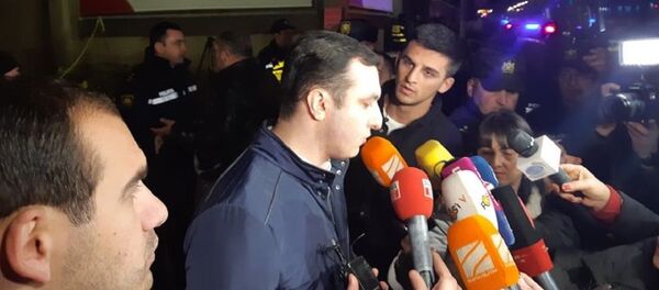 взрыв в Дигоми - Ираклий Бенделиани на месте проишествия - Sputnik Грузия