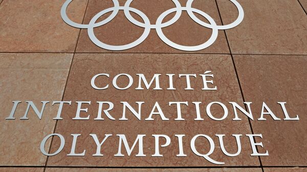Олимпийский символ на здании штаб-квартиры Международного олимпийского комитета - Sputnik Грузия