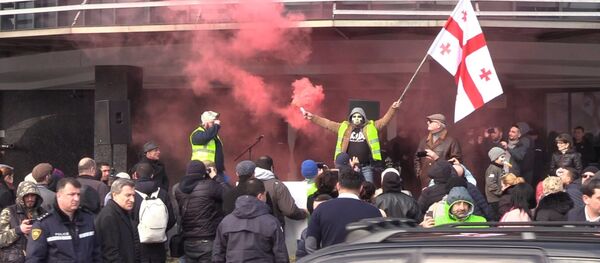 В Батумском порту прошла акция против строительства нового терминала - Sputnik Грузия