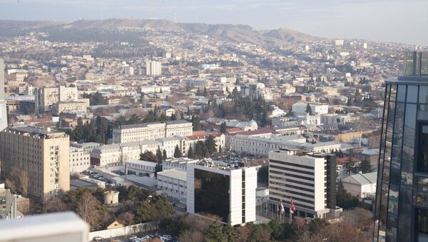 Вид на город Тбилиси. Комплекс King David - Sputnik Грузия