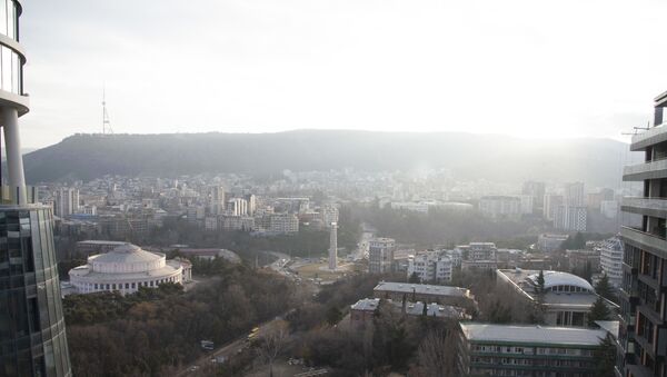 Вид на город Тбилиси. Площадь Героев - Sputnik Грузия