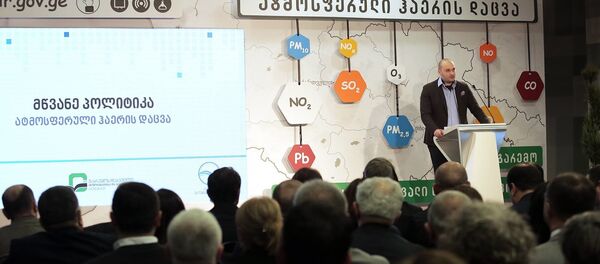 Премьер-министр Грузии Мамука Бахтадзе в ходе выступления - Sputnik Грузия