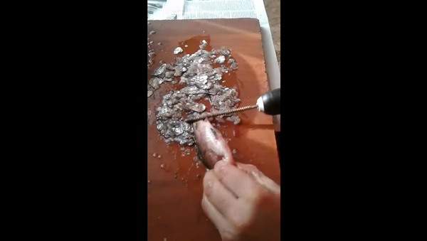 Мужчина придумал гениальный способ очистки рыбы от чешуи в разы быстрее – видео - Sputnik Грузия