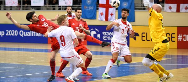  საქართველოს ნაკრებმა ფუტსალში დანიას მოუგო - Sputnik საქართველო