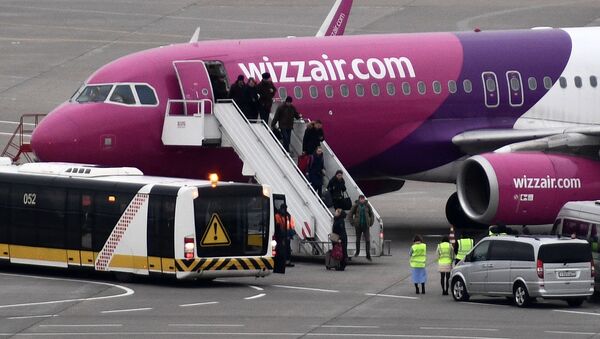 ავიაკომპანია Wizz Air-ის პირველი რეისი - Sputnik საქართველო