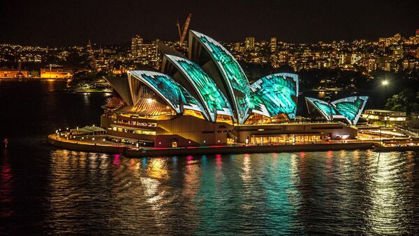 Вид на Сиднейский оперный театр в Австралии - Sputnik Грузия