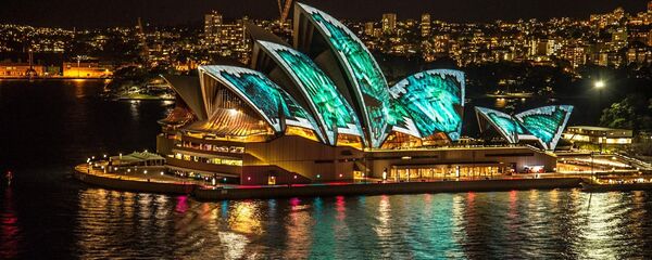 Вид на Сиднейский оперный театр в Австралии - Sputnik Грузия