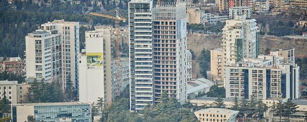 Вид на город Тбилиси. Жилые дома в районе Ваке - Сабуртало - Sputnik Грузия