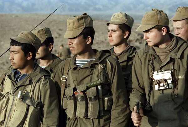 Отдельный батальон спецназа после выполнения боевого задания в районе Харабали. Пребывание Ограниченного контингента советских войск в Афганистане. 18 февраля 1988 года - Sputnik Грузия