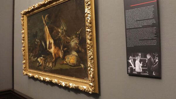 Картина Пьеро Фраческо Читтадини Натюрморт с зайцем в Дрезденской галерее - Sputnik Грузия