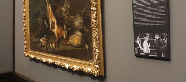 Картина Пьеро Фраческо Читтадини Натюрморт с зайцем в Дрезденской галерее - Sputnik Грузия