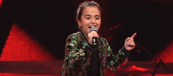 Грузинская исполнительница Элене в проекте The Voice Kids (Германия) - Sputnik Грузия