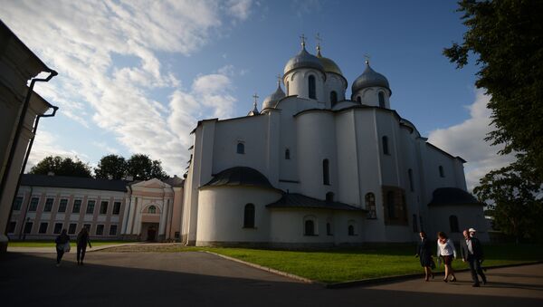 Вид на Софийский кафедральный собор в Великом Новгороде - Sputnik Грузия
