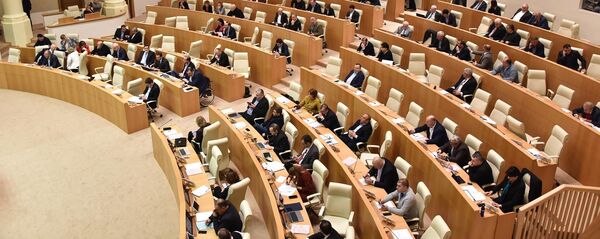 პარლამენტის სხდომა პარლამენტის სხდომა - Sputnik საქართველო