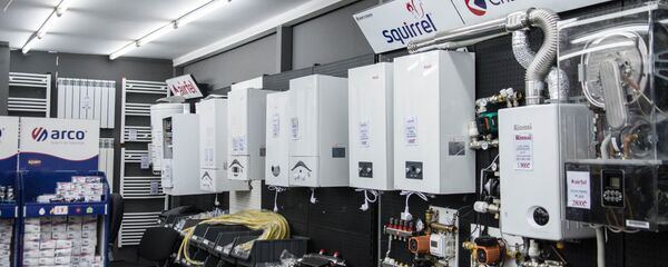Газовые обогреватели на строительном рынке Элиава - Sputnik Грузия