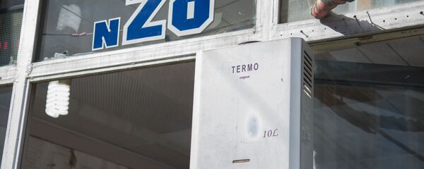 Газовые обогреватели на строительном рынке Элиава - Sputnik Грузия