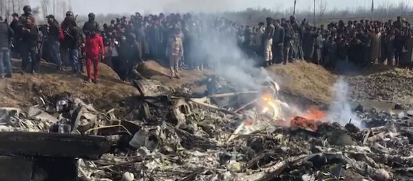 Кадры с места падения самолётов ВВС Индии, сбитых Пакистаном - Sputnik Грузия