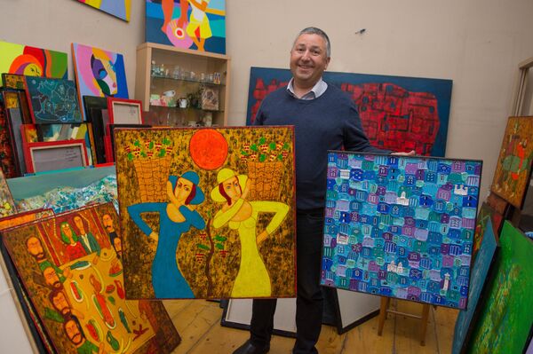 Грузинский художник-миротворец Леван Мосиашвили начинает Возрождение - Sputnik Грузия