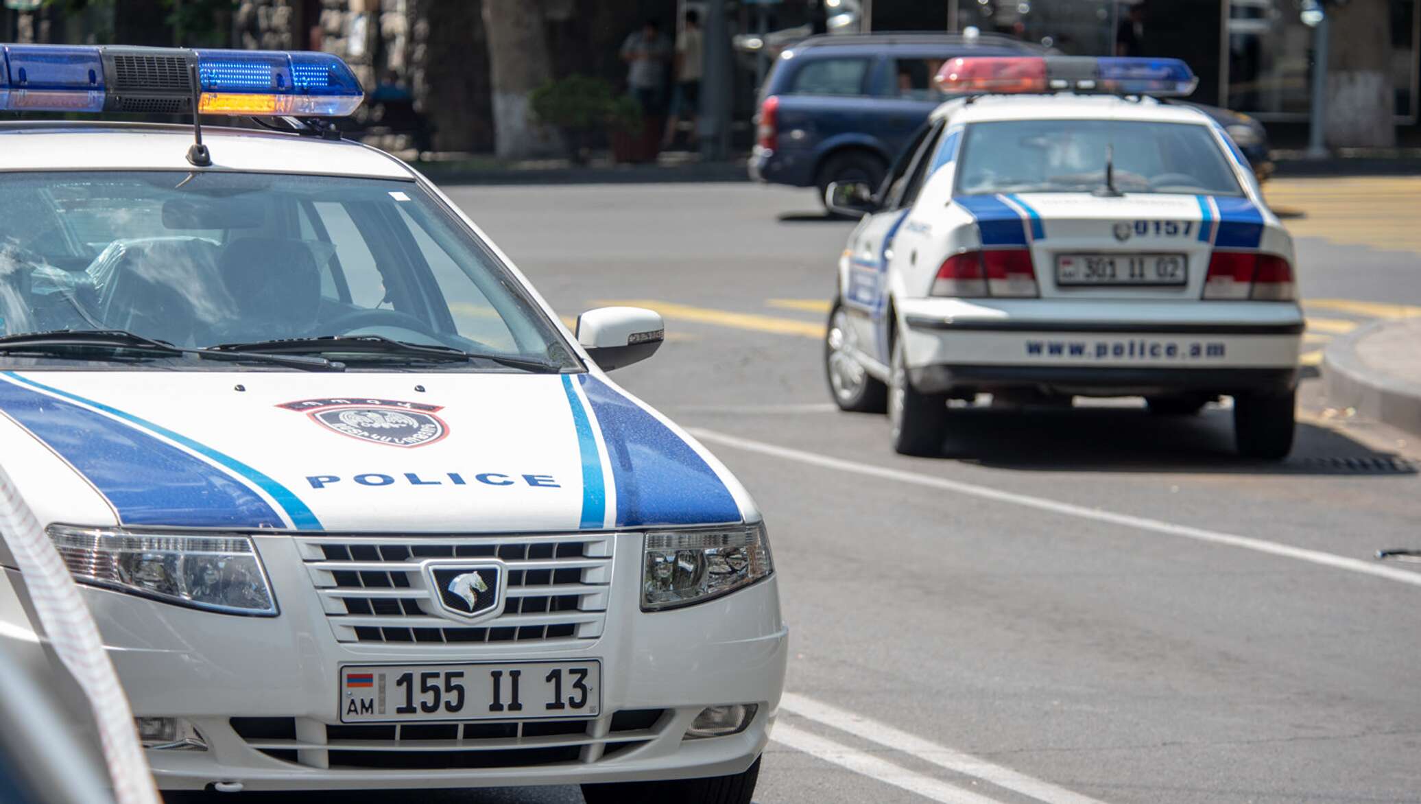 Полицейские машины Армении
