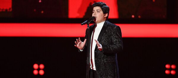 Выступление Романа Хихинашвили на проекте Голос.Дети - Sputnik Грузия