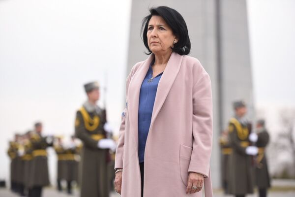 Президент Грузии Саломе Зурабишвили отдала дань памяти жертвам первого в XX веке Геноцида армян в Османской империи

 - Sputnik Грузия
