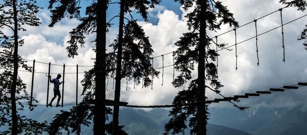 თოკების პარკი თოკების პარკი - Sputnik საქართველო