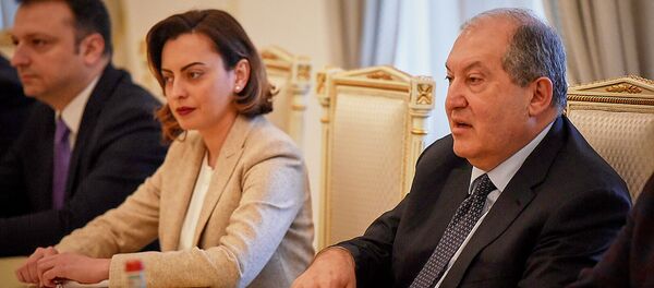 Армен Саркисян. Визит Саломе Зурабишвили в Ереван - Sputnik Грузия