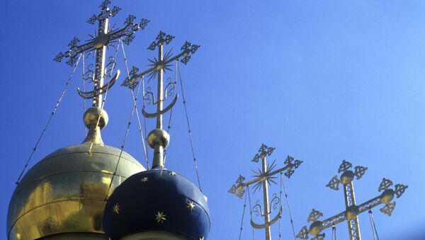 Купола церкви Успения Пресвятой Богородицы - Sputnik Грузия