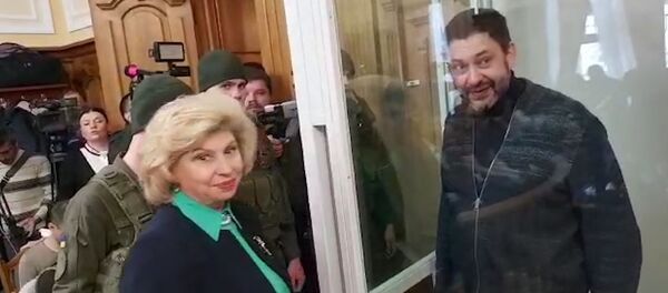 Кирилл Вышинский и Татьяна Москалькова - встреча перед заседанием суда Кирилл Вышинский и Татьяна Москалькова - встреча перед заседанием суда - Sputnik Грузия