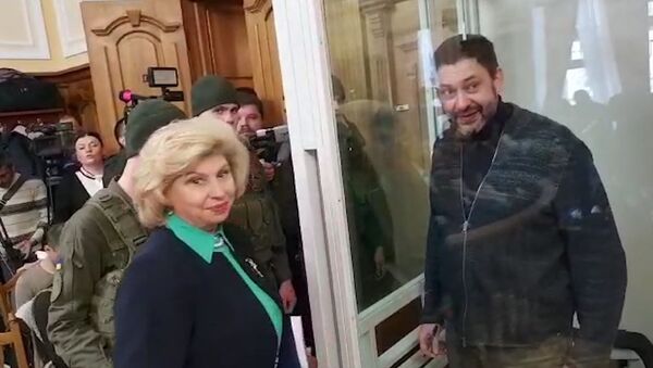 Кирилл Вышинский и Татьяна Москалькова - встреча перед заседанием суда - Sputnik Грузия