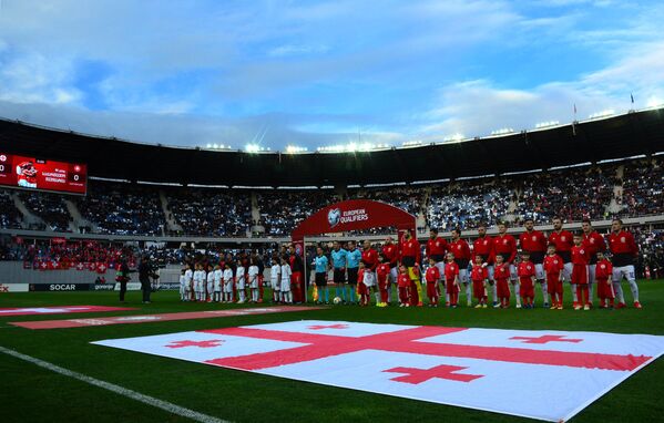 Отборочный матч ЕВРО-2020 в группе D между сборными Грузии и Швейцарии состоялся в субботу, 23 марта, в Тбилиси на стадионе Динамо Арена - Sputnik Грузия