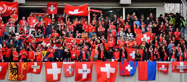Матч между сборными Грузии и Швейцарии по футболу - Sputnik Грузия