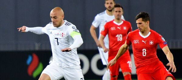 Матч между сборными Грузии и Швейцарии по футболу - Sputnik Грузия